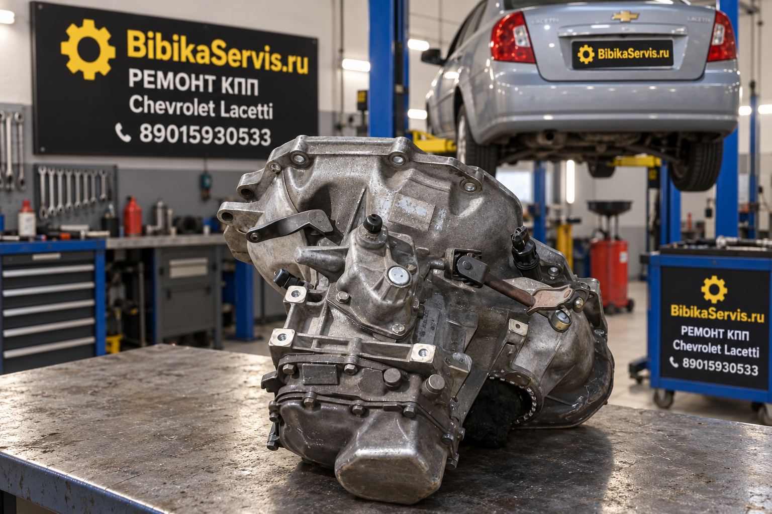 КПП Chevrolet после ремонта