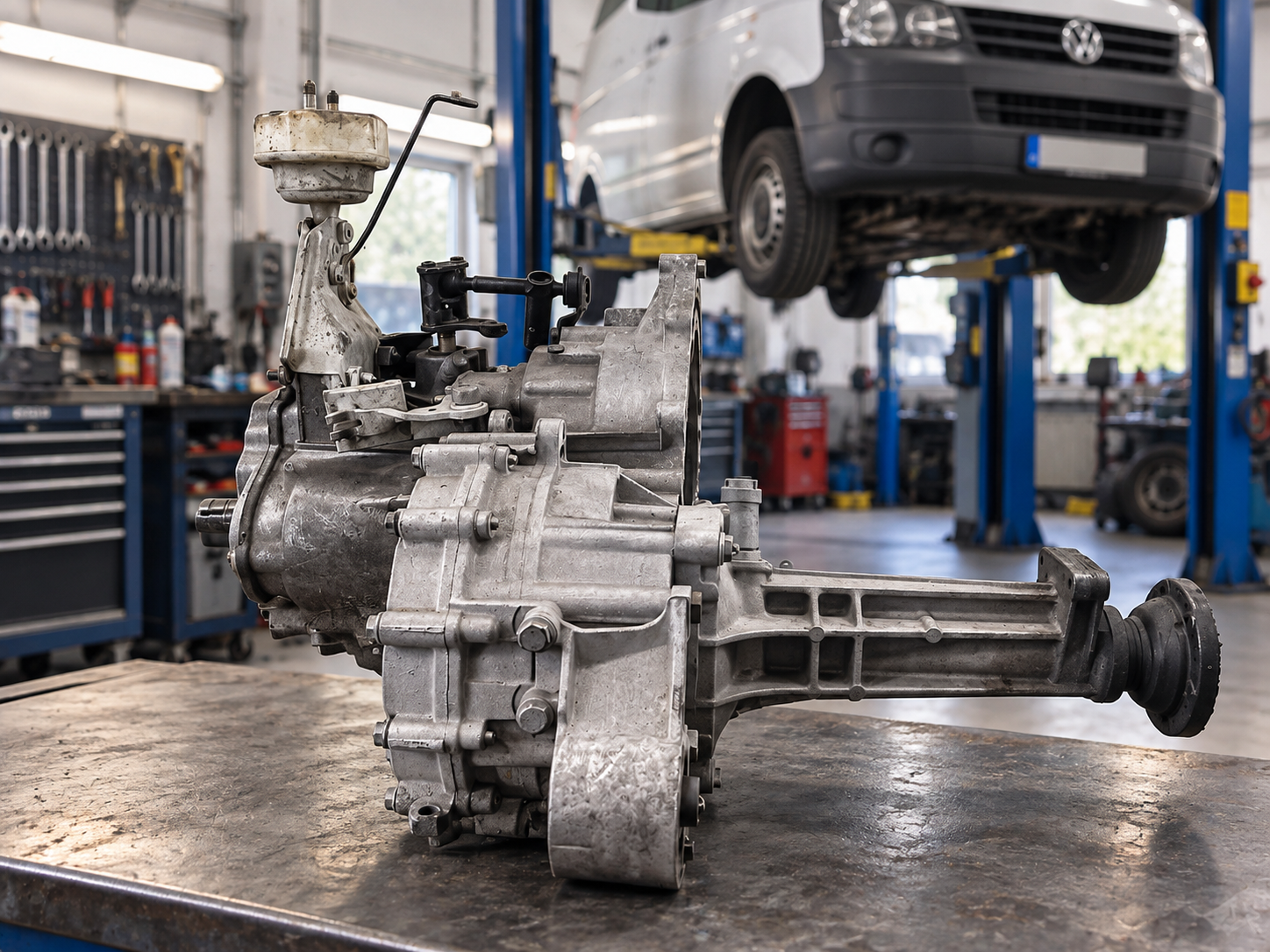 КПП Volkswagen после ремонта